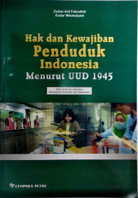 Image of Hak dan kewajiban Pendduduk Indonesia Menurut UUD 1945