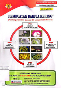 Image of pembuatan  bakpia kering
