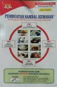 Image of Pembuatan  sambal kemasan