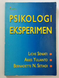 Image of PSIKOLOGI EKSPERIMEN